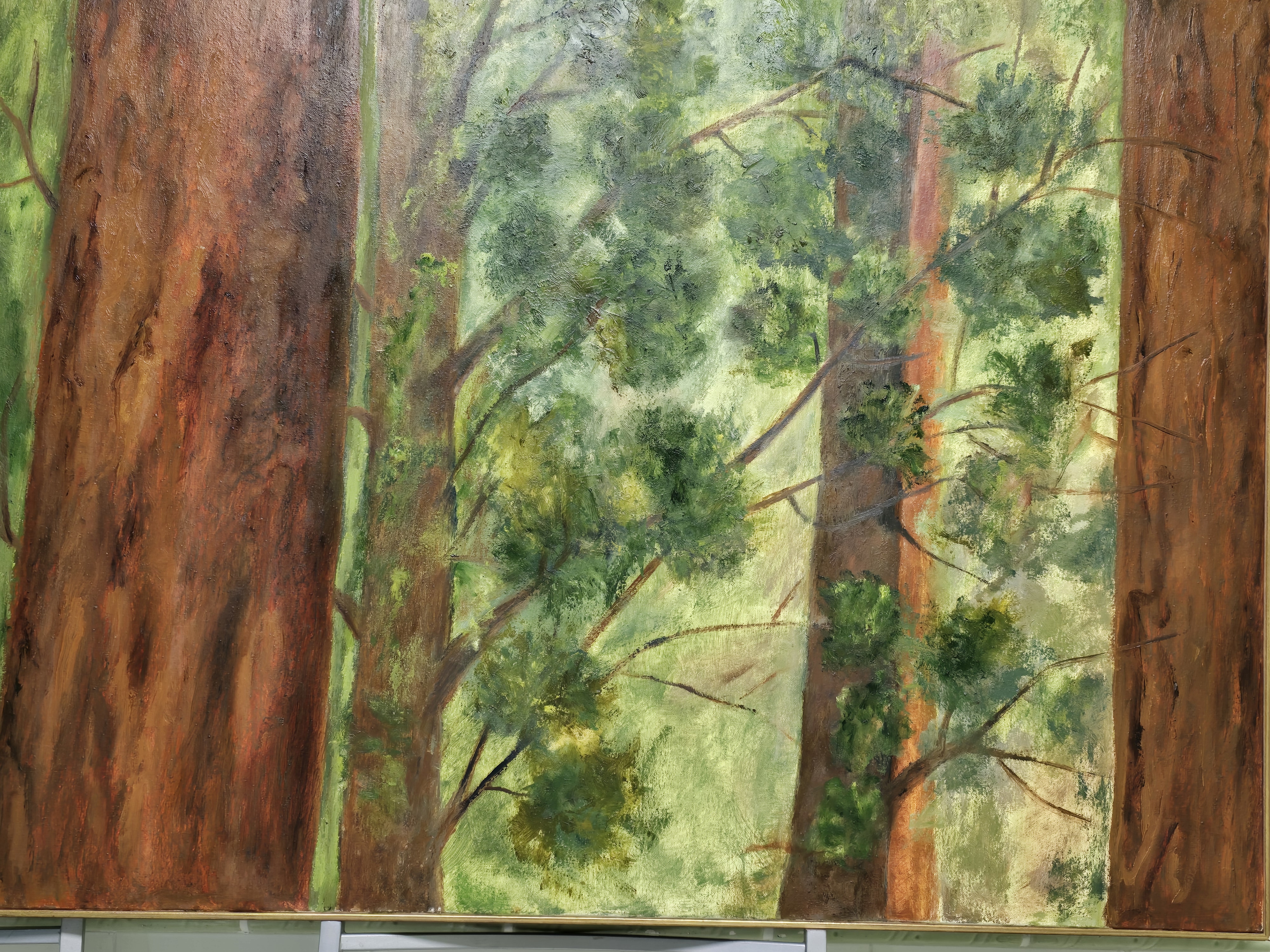 Bosque otoñal (Óleo) (100x73 cm)